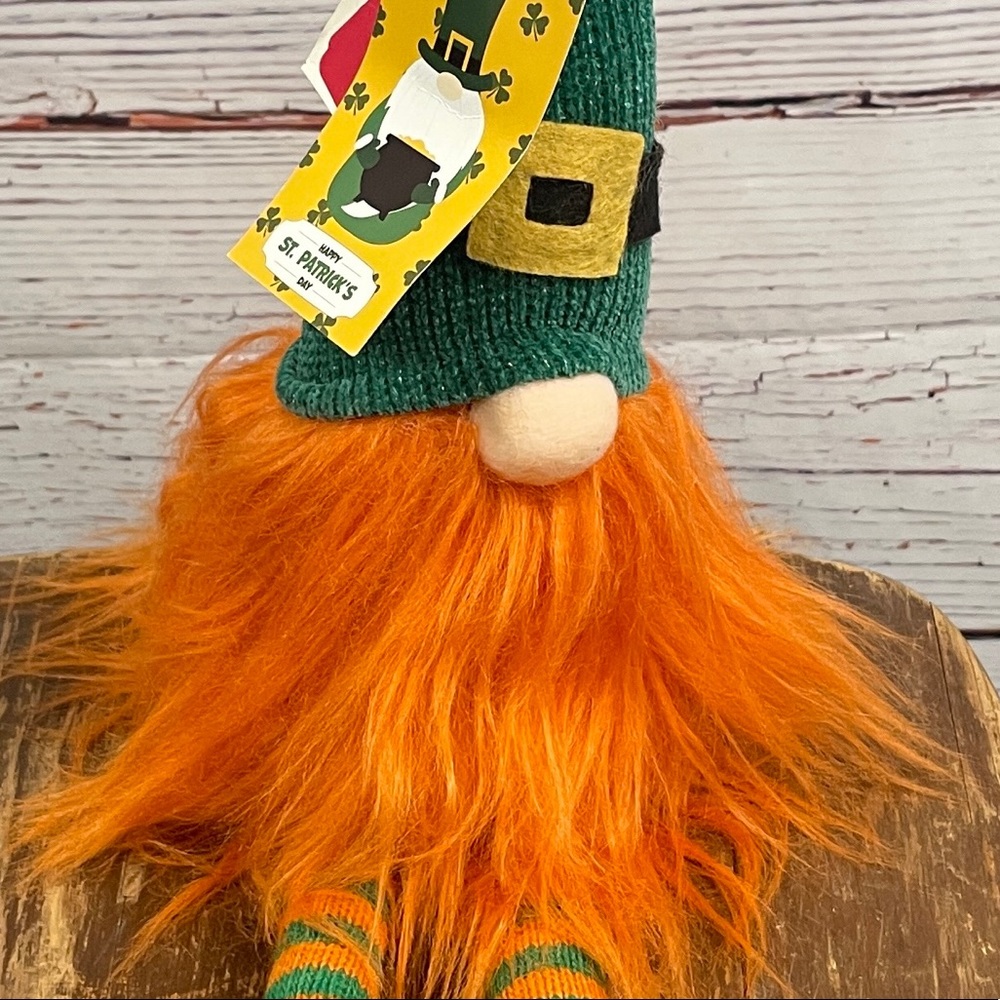 Cute Leprechaun Gnome Sitting Down